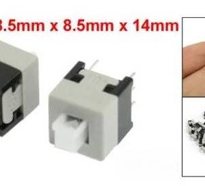 10 pezzi Interruttore autobloccante 8.5 * 8.5mm / Interruttore autobloccante 6 pin