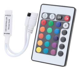 Mini telecomando IR a 24 tasti per luce di striscia a LED 3528 RGB 5050 DC 12V
