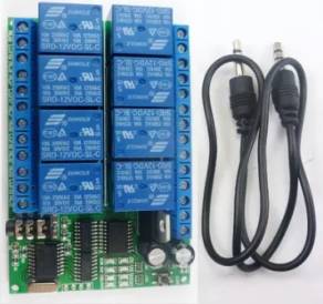 Relè di decodifica audio DTMF a 12 canali 8 canali / controller Smart Home / modulo di controllo remoto