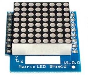 Matrix LED Shield V1.0.0 per WEMOS D1 mini 8x8 Matrix Dot Matrix LED