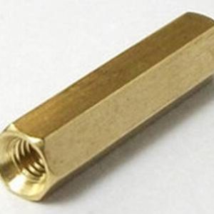 3 pezzi M3 * 30MM cilindro esagonale in ottone - dorato