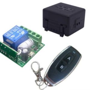 DC12V Ricevitore relè codice apprendimento 1 canale + trasmettitore telecomando wireless professionale 433MHz