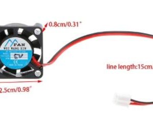 Mini Ventola Raffreddamento 12V MIS. 2507