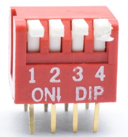 Commutatore a levetta quadrante 2.54mm 2 Pezzi 4 vie