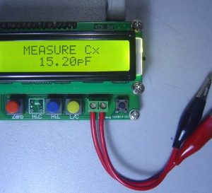 LC100-S, tabella di induttanza, misuratore di capacità, misuratore di capacità di induttanza