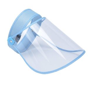 Maschera antisaliva, cappello antisaliva AZZURRO