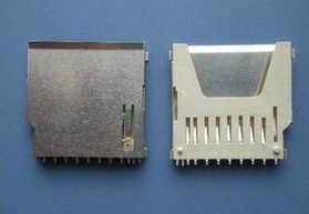 2 Pezzi Slot Scheda SD Connettore socket per PCB