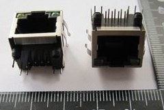 Connettore Ethernet RJ45 socket con luci e ganci