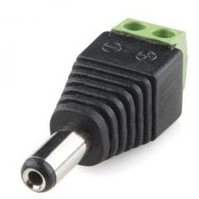 Connettore alimentazione DC Maschio morsetti a vite 2.1 * 5.5mm