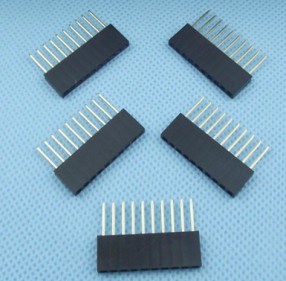 5 Pezzi  long Femmina HEADER Femmina 1 * 10P / 1 * 8P 2.54mm