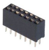 10 Pezzi Connettore Strip Line Femmina 2.54 2 * 7