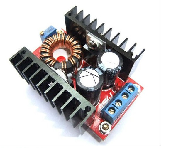 150W Modulo regolatore tensione DC-DC 10-32V Regolabile Boost Modulo Convertitore StepUp - immagine 2