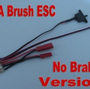 RC ESC 10A Regolatore di velocità elettrico spazzolato per auto e barca 1/16 1/18 1/24 (senza freno)