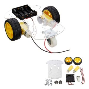 Kit Robot Macchina Smart Car 2WD + Ruota Omnidirezionale Arduino
