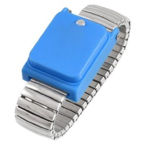 Bracciale Anti Statico in metallo elastico da polso bracciale regolabile ESD