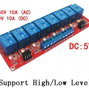 8 Canali 5V Relè con Optoaccoppiatore ogni canale supporta livello alto/basso