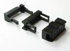 4 Pezzi Connettore IDC per cavo piatto 10 Poli Passo 2.54MM Socket Femmina FC-10P