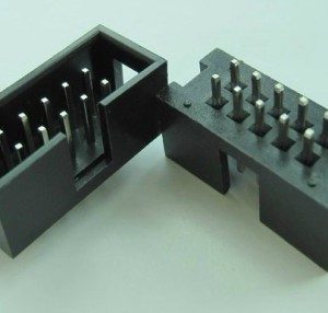 4 Pezzi Connettore DC3-10P Passo 2.54MM 10 Poli Header socket per cavo piatto IDC JTAG