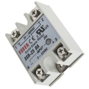 stato solido Relè SSR-25DA 25A /250V 3-32VDC 250V 60*45*23mm
