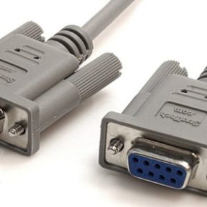 Cavo RS232 Seriale Null Modem 1M DB9 Femmina Femmina