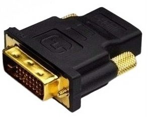 Adattatore Convertitore da DVI-D Maschio a HDMI Femmina Placcato Oro