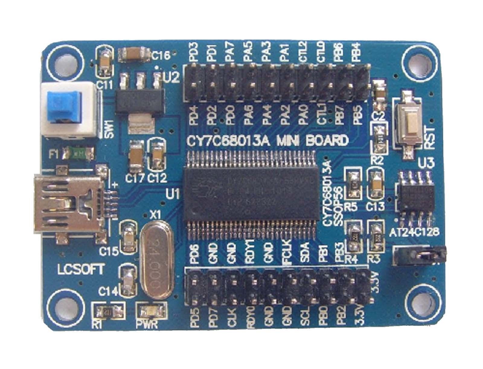 EZ-USB FX2LP CY7C68013A Scheda di Sviluppo USB Analizzatore logico