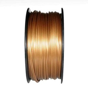 Consumabili per stampanti 3D PLA 3.00mm 1KG oro ALTA QUALITÀ GARANTITA SU MAKERBOT, MULTIMAKER, ULTIMAKER, REPRAP, PRUSA