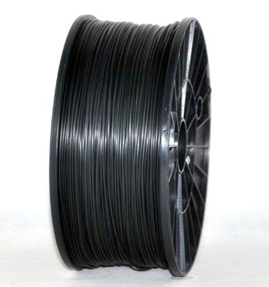 Consumabili per stampanti 3D PLA 3.00mm 1KG neri GARANTITA SU MAKERBOT DI ALTA QUALITÀ, MULTIMAKER, ULTIMAKER, REPRAP, PRUSA