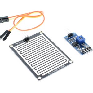 Modulo Sensore di Pioggia Kit con Cavi Sensore Livello Acqua per Arduino