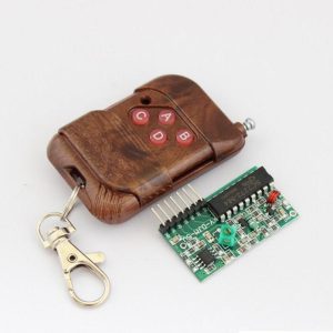 Modulo Wireless 2262/2272 Controllo Remoto Kit Trasmettitore in RF con Telecomando 4 Tasti