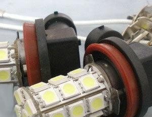 Lampada Led 24V H3 27 SMD Luce Fendinebbia Daylight