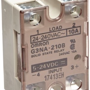 Omron G3NA-210B-DC5-24 stato solido Relè, funzione Zero Cross, indicatore giallo, isolamento accoppiatore fototriac, 10 A nomina
