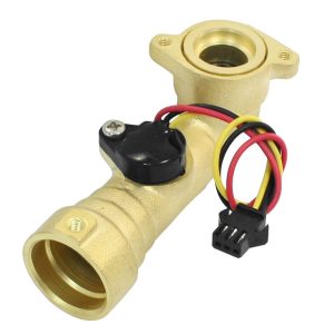 G1/2 DN15 Sensore Flusso d'acqua 5V-12V Ottone Flussometro Magnetico Effetto Hall
