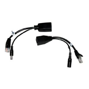 Kit Splitter Passivo PoE RJ45 Iniettore Adattatore Power over Ethernet