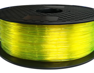 Filamento PETG 1.75mm 1KG Giallo Trasparente Alta Qualità Consumabili per Stampanti 3D