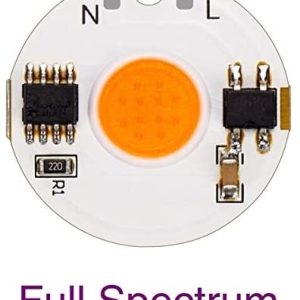 Chip Led 3W 110v - 220v Full Spectrum tipo COB per semina indoor