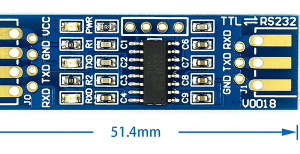 51X15MM RS232 SP3232 TTL a modulo RS232 / RS232 a TTL / modulo porta seriale