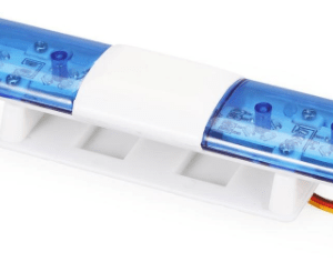Blu / blu AX-501 RC Ricambi auto Led Polizia Flash Light Lamp per 1/10 RC Model Car