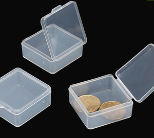 Scatola di plastica da 5 pezzi 3.5 * 3.5 * 1.5CM
