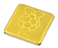 12*12*1 brass heatsink for raspberry pi 4