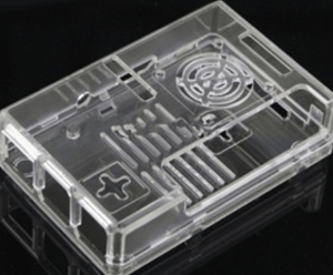 Transparent ABS Case Wide 40Pin GPIO Port + Support Fans Installed for Raspberry Pi 3