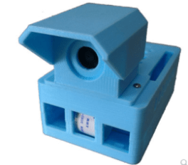 Raspberry Pi 4 case with camera holder