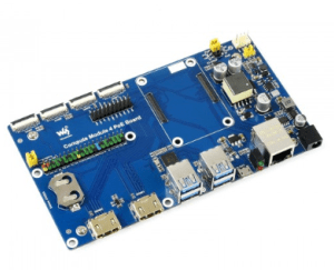 Raspberry Pi Compute Module 4 IO Board With PoE Feature, for all Variants of CM4
