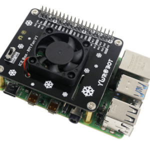 Raspberry Pi GPIO Cooling Fan Expansion Board with LED Compatible for Raspberry Pi 4B/3B+/3B