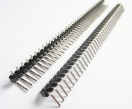 Stripe ad angolo retto piegato 2 pezzi Maschio 2.0MM 1 * 40pins