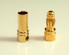 3.5mm 4.0mm Gold Bullet Banana Connettore Plug For ESC Batteria Motore