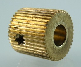 Ingranaggio in Ottone 40 Denti per Estrusore MK7/MK8 Stampanti 3D