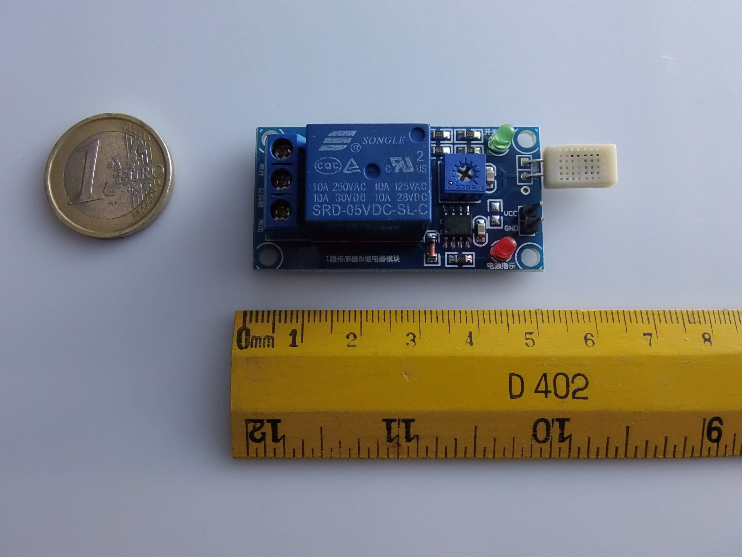 Sensore HR202 rilevamento umidità ambientale Modulo regolabile con Relè - immagine 3
