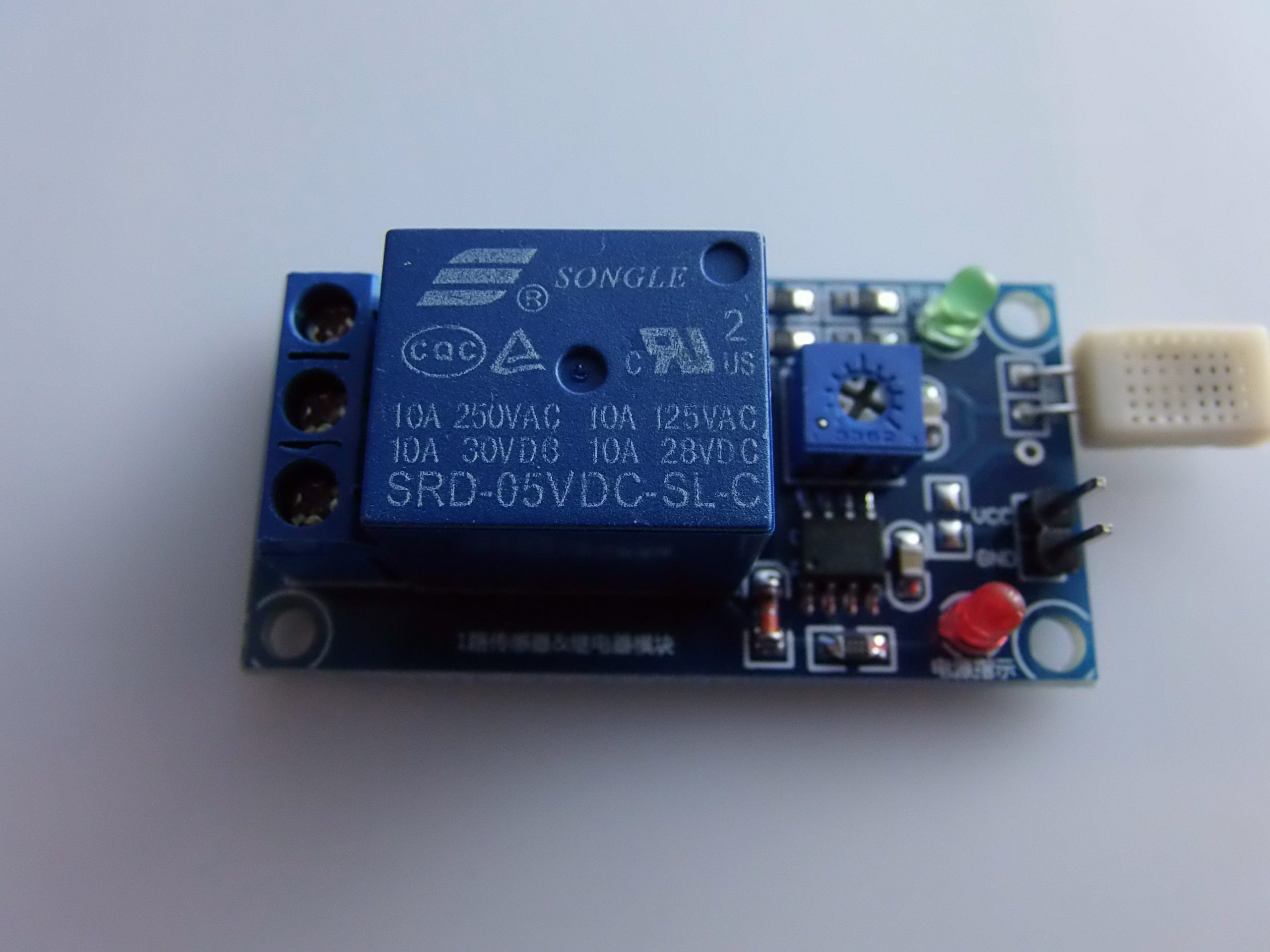 Sensore HR202 rilevamento umidità ambientale Modulo regolabile con Relè