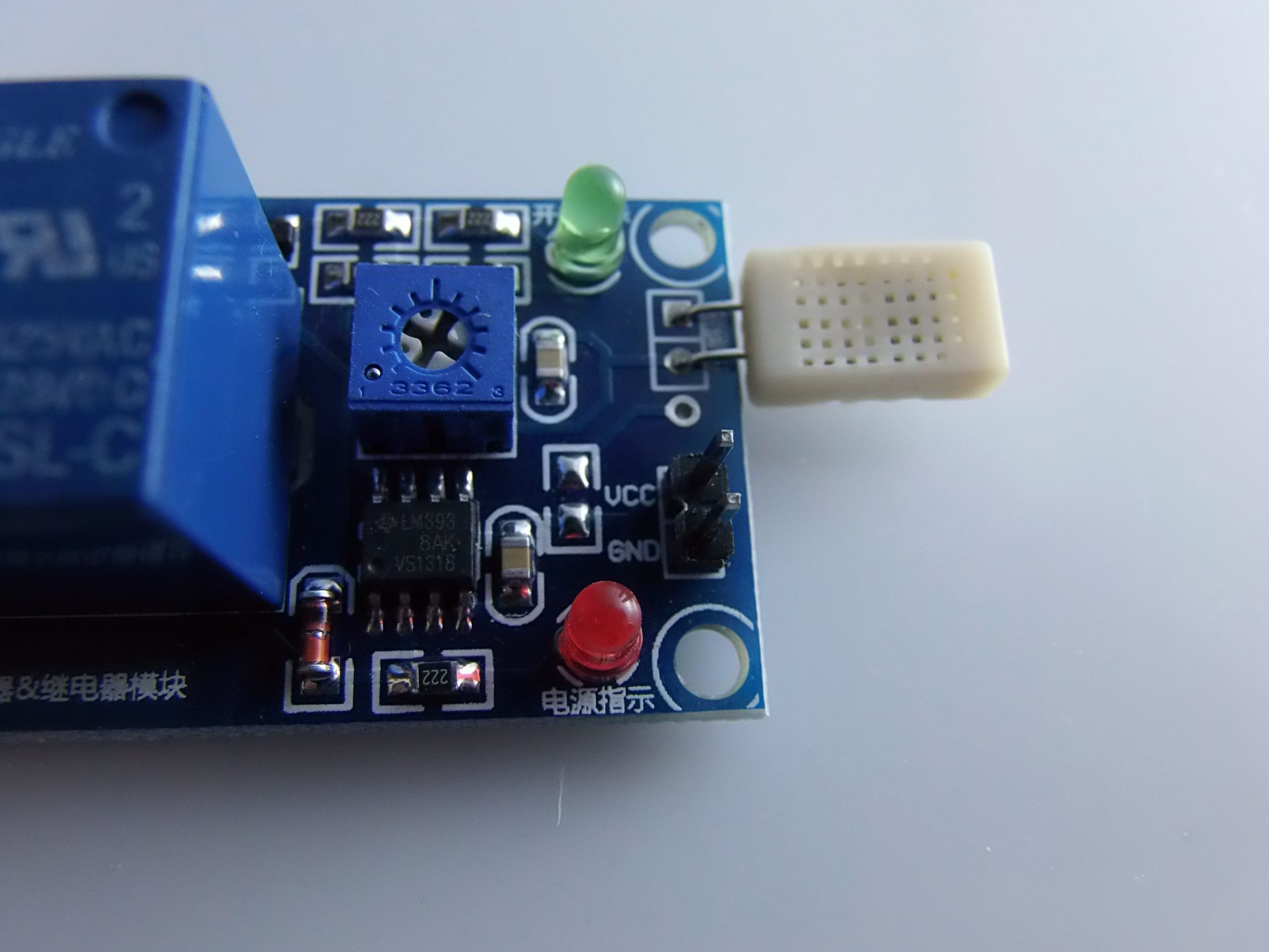 Sensore HR202 rilevamento umidità ambientale Modulo regolabile con Relè - immagine 12